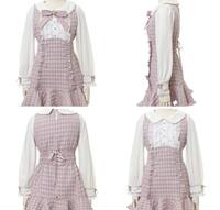 A Japanese-style mass-produced sweet and girlish 6012 dress that slimming and concealing the belly thumbnail 5