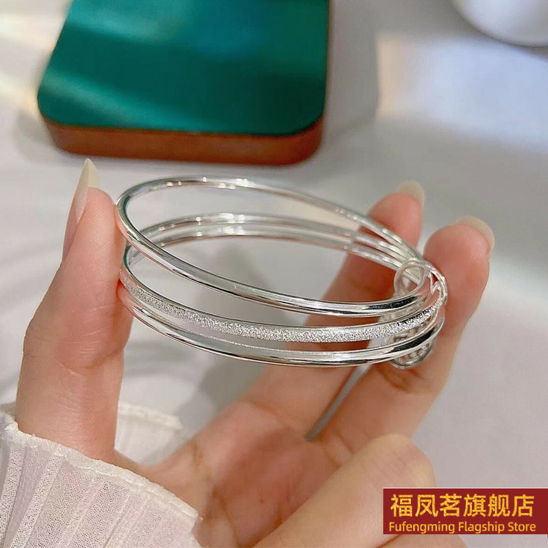 原创设计女银饰正生三生三世手镯