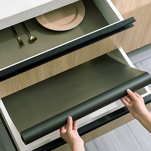 日式 厨房抽屉垫纸衣柜橱柜防水防潮垫防尘免粘加厚防油渍抗菌贴纸
