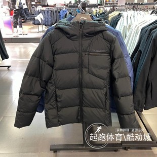 李宁男子外套2024冬新款 AYMU559 健身系列防泼水运动保暖短羽绒服