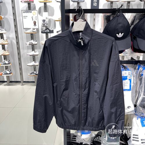 阿迪达斯男拒水防泼运动夹克外套