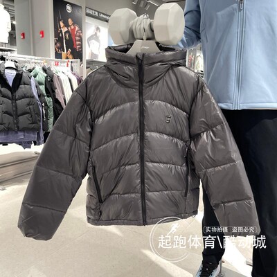 李宁男反伍防泼水保暖宽松羽绒服