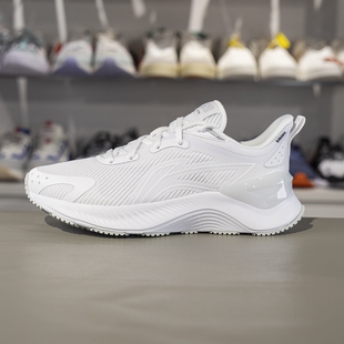 李宁越影女子跑步鞋2025春新款百搭透气缓震回弹保护跑鞋 ARHV022