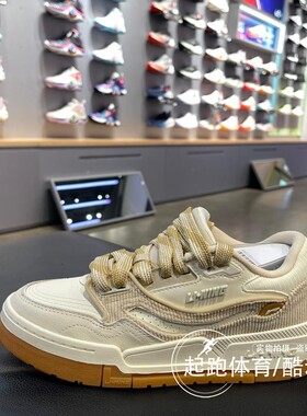 李宁女鞋2024春新款001 BTC PREMIUM时尚百搭休闲运动板鞋AGCU036