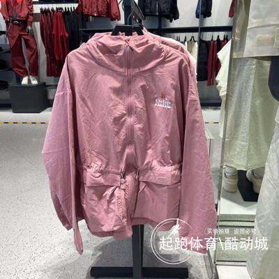 耐克女速干拒水连帽梭织防晒衣