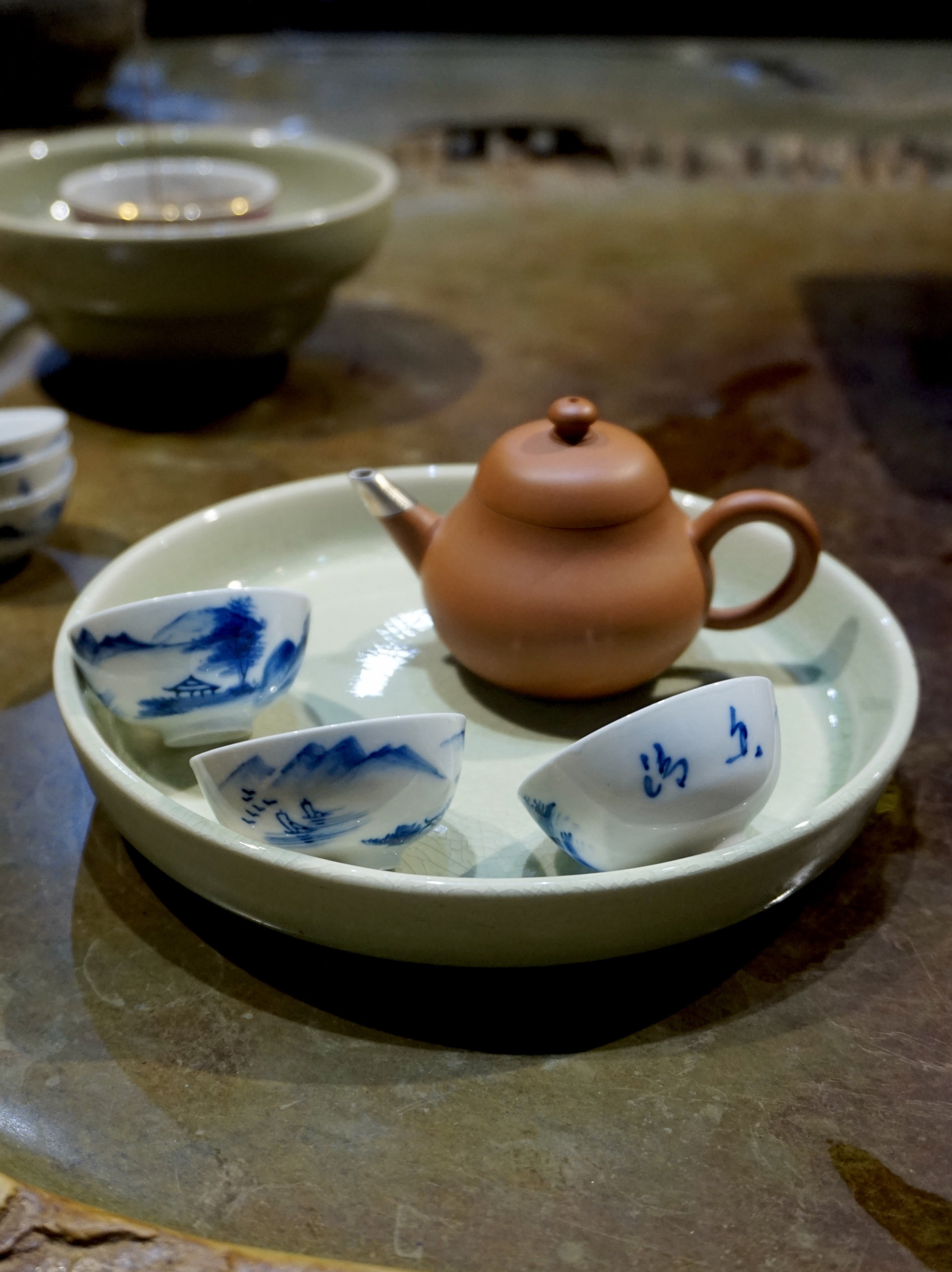老胚胎小品蛋壳杯工夫茶器纯手绘茶杯