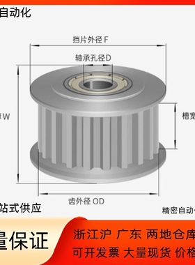 同步惰轮FTACW16 18 20 22 24 25 26S5M100 S5M150 S5M250-6 8 10