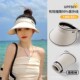 夏季 空顶防晒帽女2025新款 抗UV新款 专用遮阳帽骑车遮脸遮阳帽