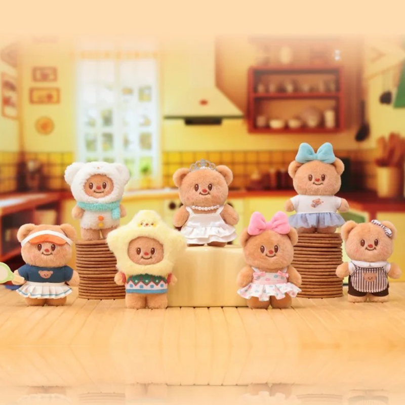 正品Toptoy黄油小熊百变