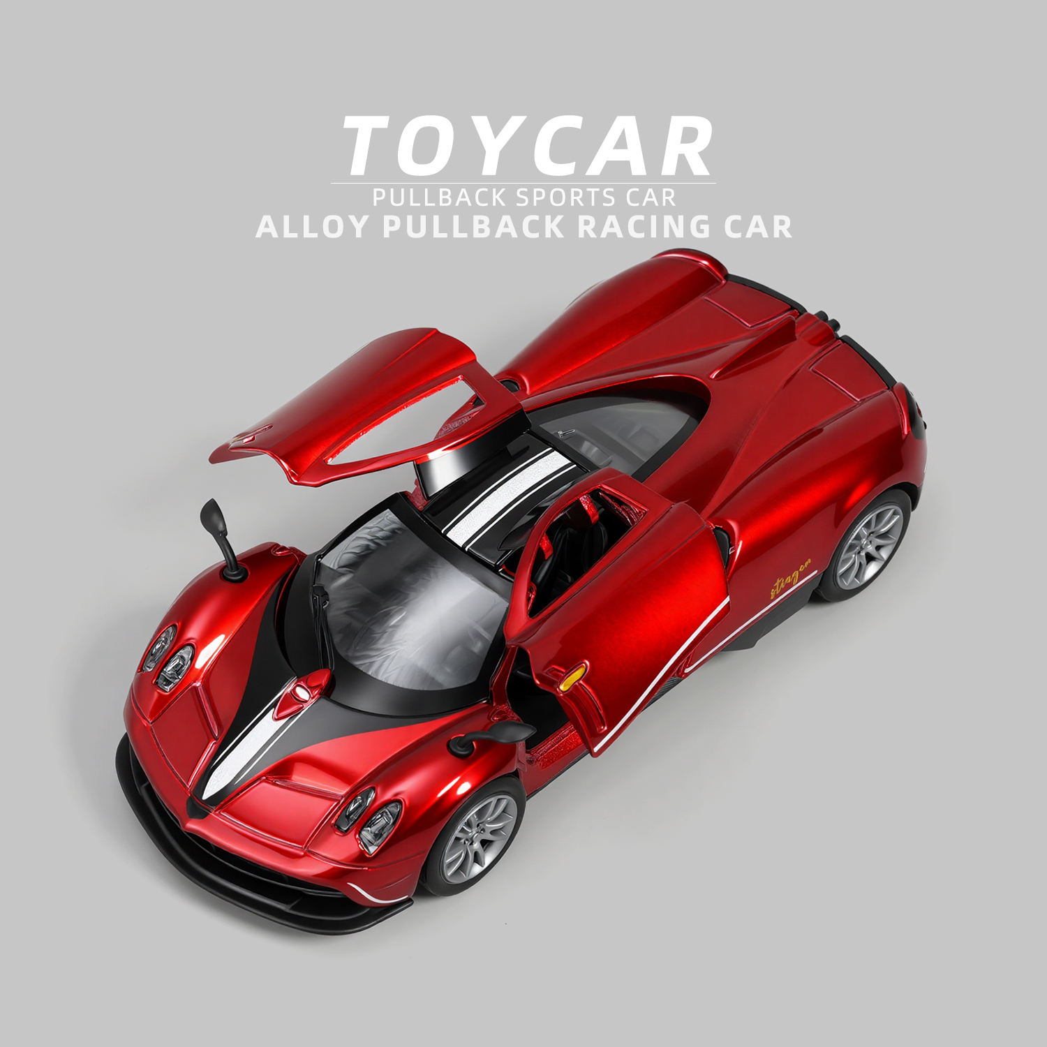 儿童合金回力跑车玩具汽车仿真