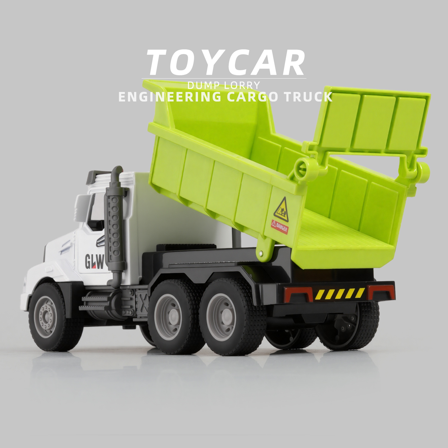 儿童合金惯性翻斗车玩具