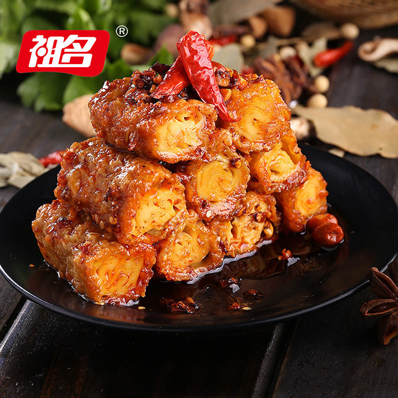 祖名香逗卷大豆干小包装网红休闲食品解馋小吃豆腐干吃货健康零食