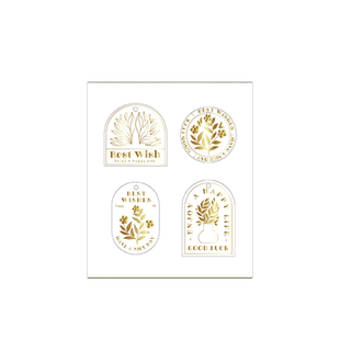 乐本原创烫金吊牌腰封礼品礼物盒挂件生日节日祝福语小卡片花束鲜花配饰卡