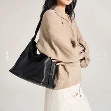 SUPERMERCY直见Hobo包牛皮通勤单肩斜跨大容量冬托特流浪腋下女包