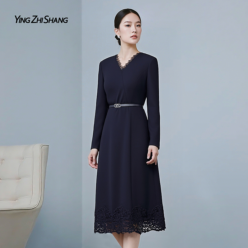 赢智尚重要场合漂亮内搭连衣裙冬