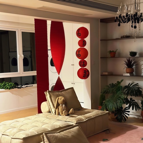 2026马年福字长条灯笼春节挂饰