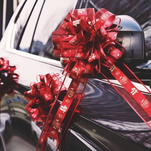 婚车结婚装饰拉花彩带彩条婚礼布置汽车车队车门把手婚庆用品大全