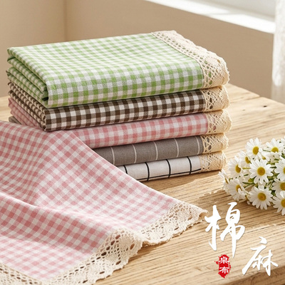 ins桌布棉麻布艺北欧风简约小清新家用防尘盖布长方形茶几餐桌布
