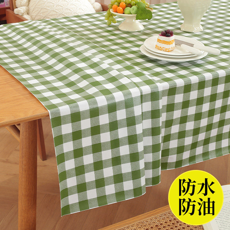 桌布防水防烫防油可擦免洗pvc塑料台布网红ins风格子餐桌布茶几垫,居家布艺,茶几垫,淘宝优惠券,粉丝福利购,淘宝优惠卷