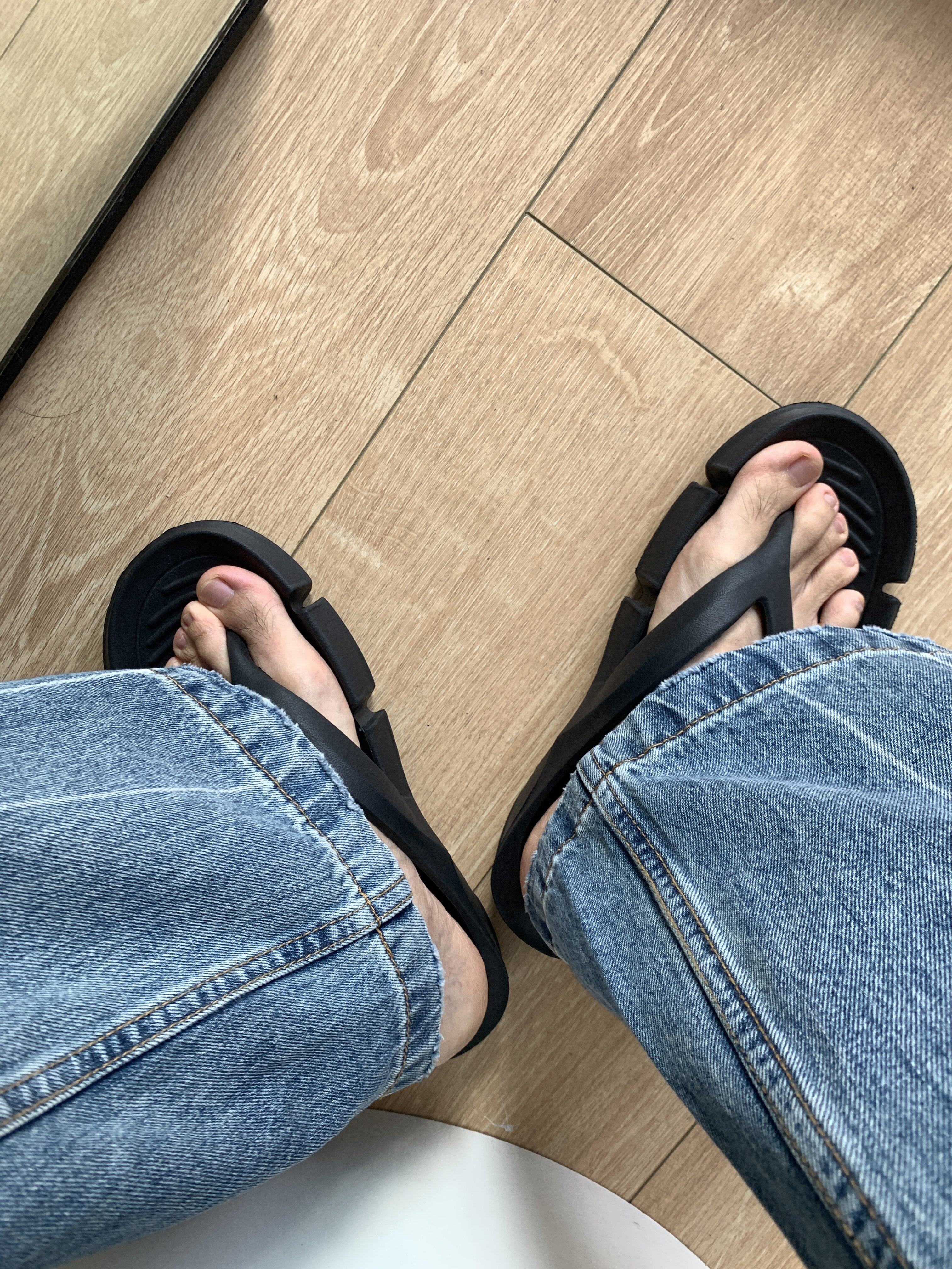 巴黎人字拖男夏天外穿厚底情侣款沙滩鞋韩版ins穿搭博主同款凉鞋