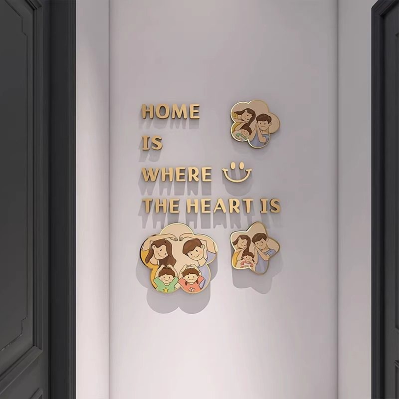 3D立体英文字母亚克力墙贴客厅拐角墙面遮丑装饰背景墙创意贴饰,家居饰品,软装墙贴,淘宝优惠券,粉丝福利购,淘宝优惠卷