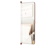 衣柜门全身镜子内装隐形旋转平开门衣柜穿衣镜内置家用衣柜试衣镜