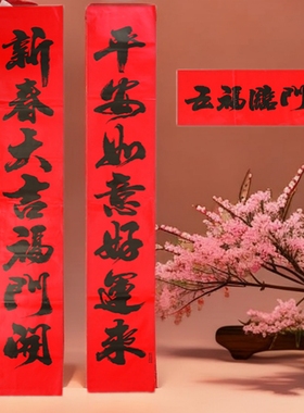 2026新款对联春节马年大门装饰春联家用名家书法新春门贴新年过年