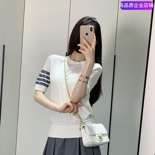 TB短袖针织衫短袖T恤衫夏季薄款