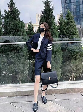 【赠送运费险】THHB TB夏短西裤经典百搭休闲商务五分中裤休闲裤