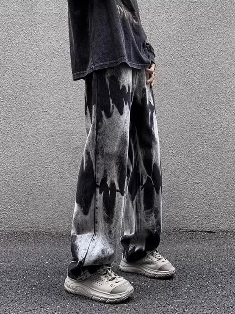 特大码300斤牛仔裤男女春秋新款