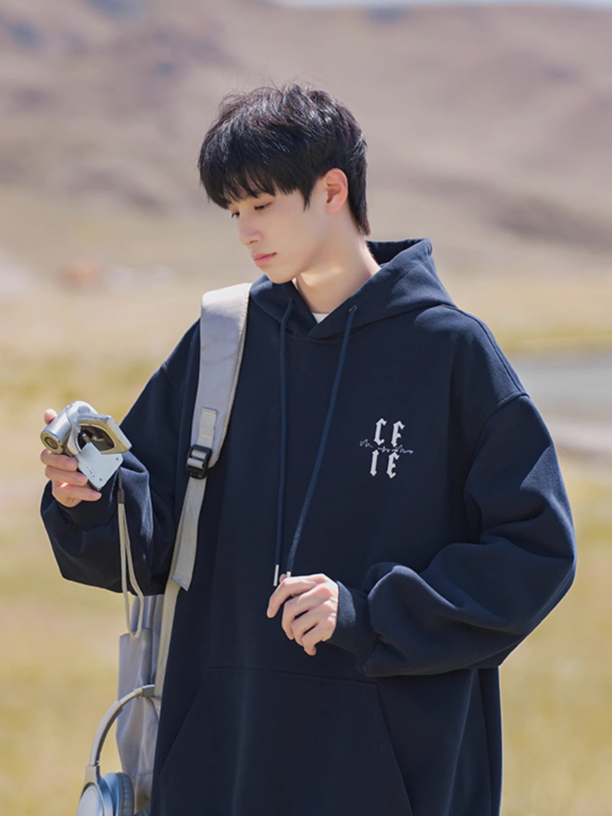 特大码300斤纯棉连帽卫衣男春秋