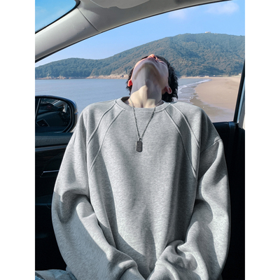 大码300斤美式重磅圆领T恤