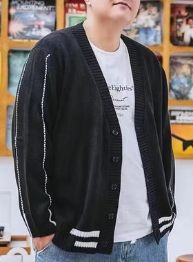 特大码300斤毛衣外套男女春秋季