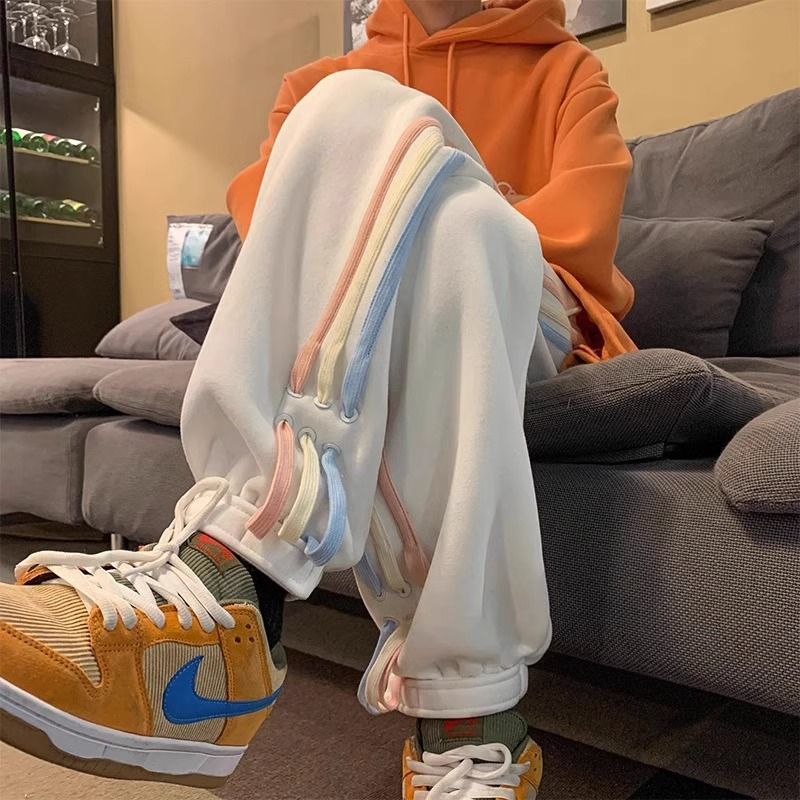 特大码300斤休闲裤子男女春秋