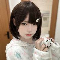纤韵佳人假发女短发网红lolita齐刘海逼真头皮甜美日韩自然全头套