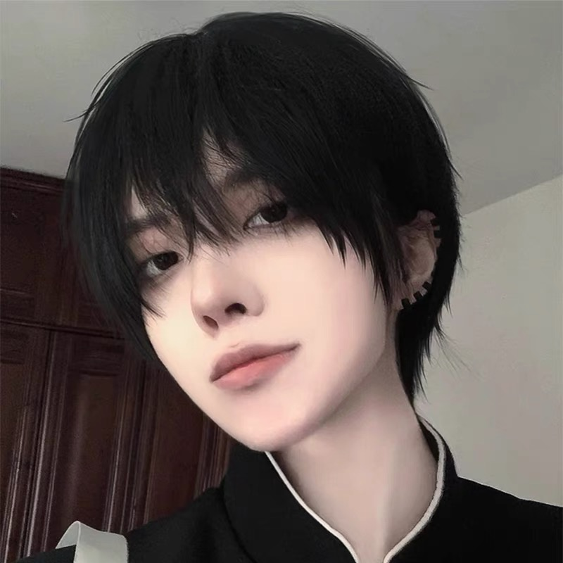 纤韵佳人假发男短直发日系cos正太少年感动漫日常dk自然基佬毛