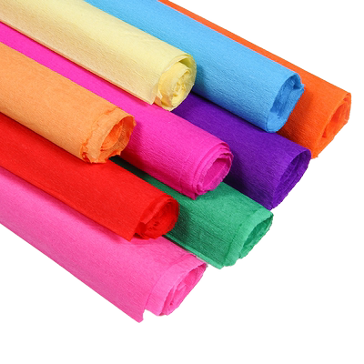 彩色加厚皱纹纸手工diy材料包