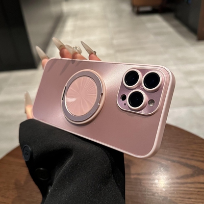 旋转磁吸支架适用于iPhone手机壳