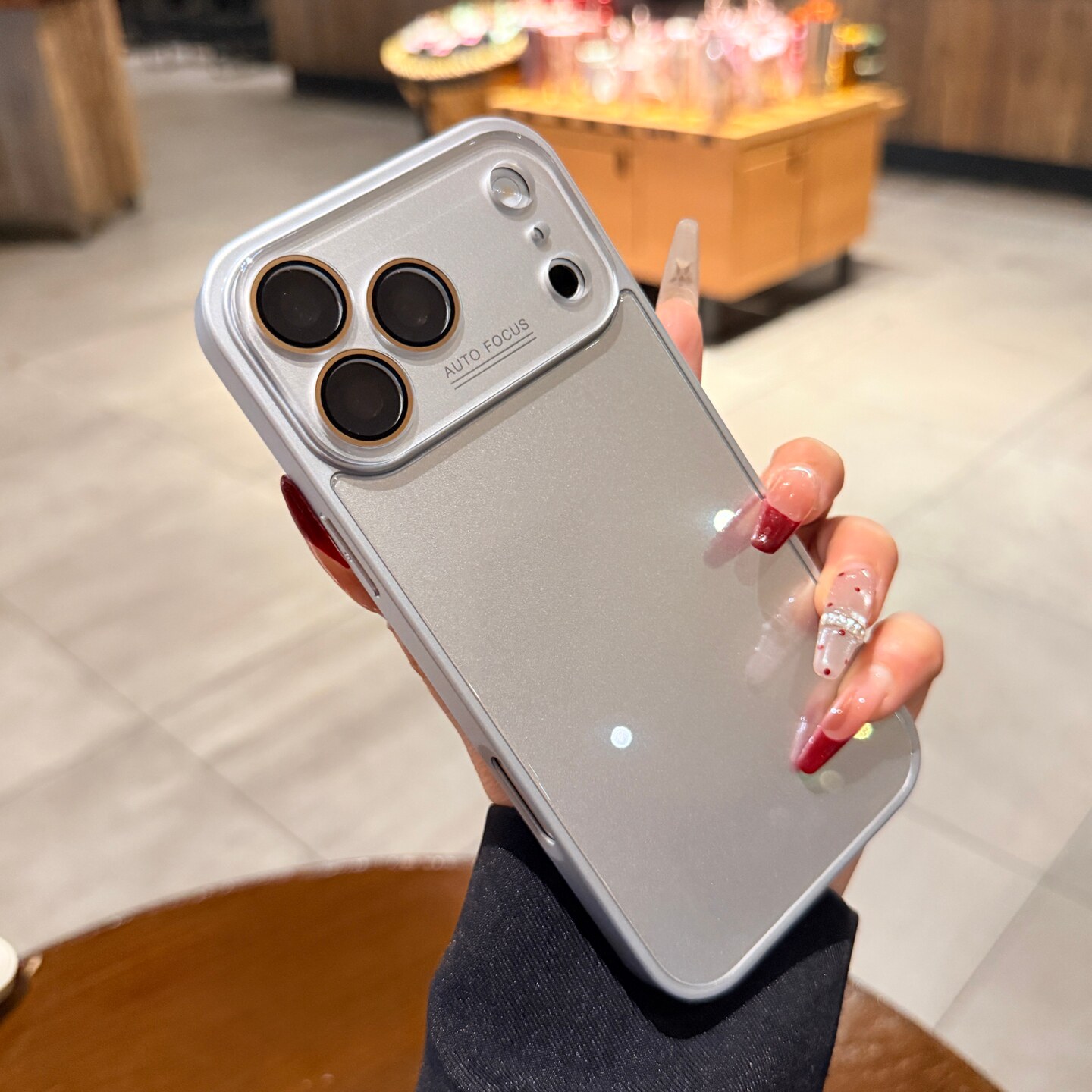 ins高级感闪粉银色适用iphone17手机壳17promax苹果16pro新款冰感玻璃15PM秒变17大视窗14全包镜头膜13保护套