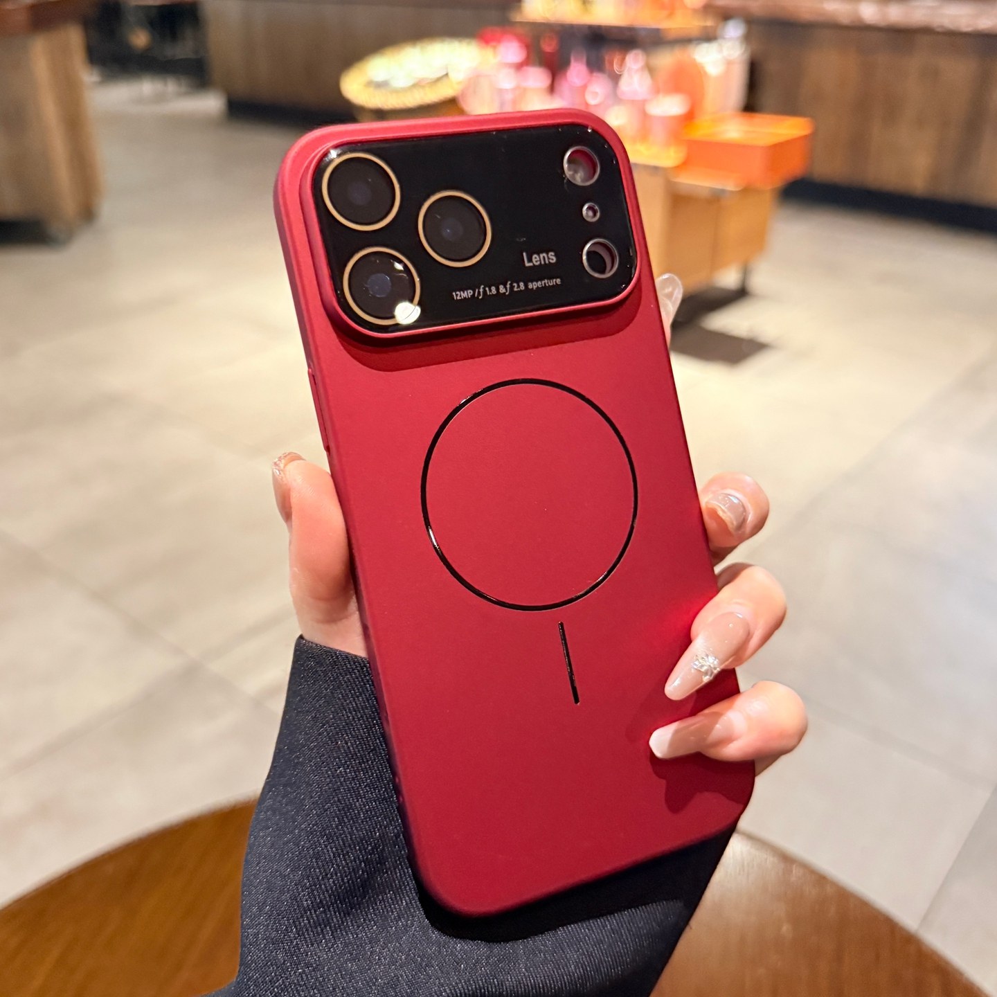 适用iphone17promax手机壳15苹果17新款本命年红色磨砂16pro大视窗镜头膜13磁吸充电14全包女12防摔Air保护套