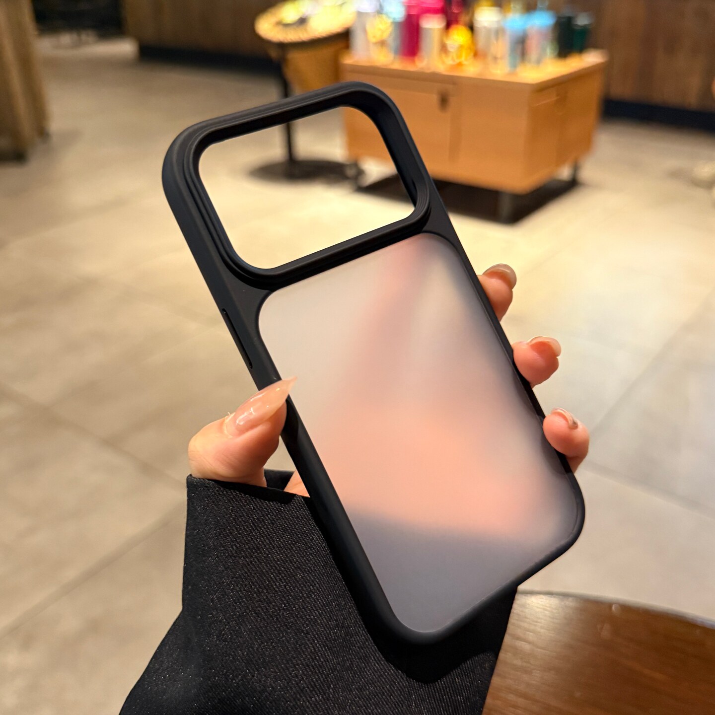 适用苹果17pro手机壳iphone17新款黑色16promax半透明雾面磨砂Air超薄肤感防指纹15简约高级感14pm保护套大孔