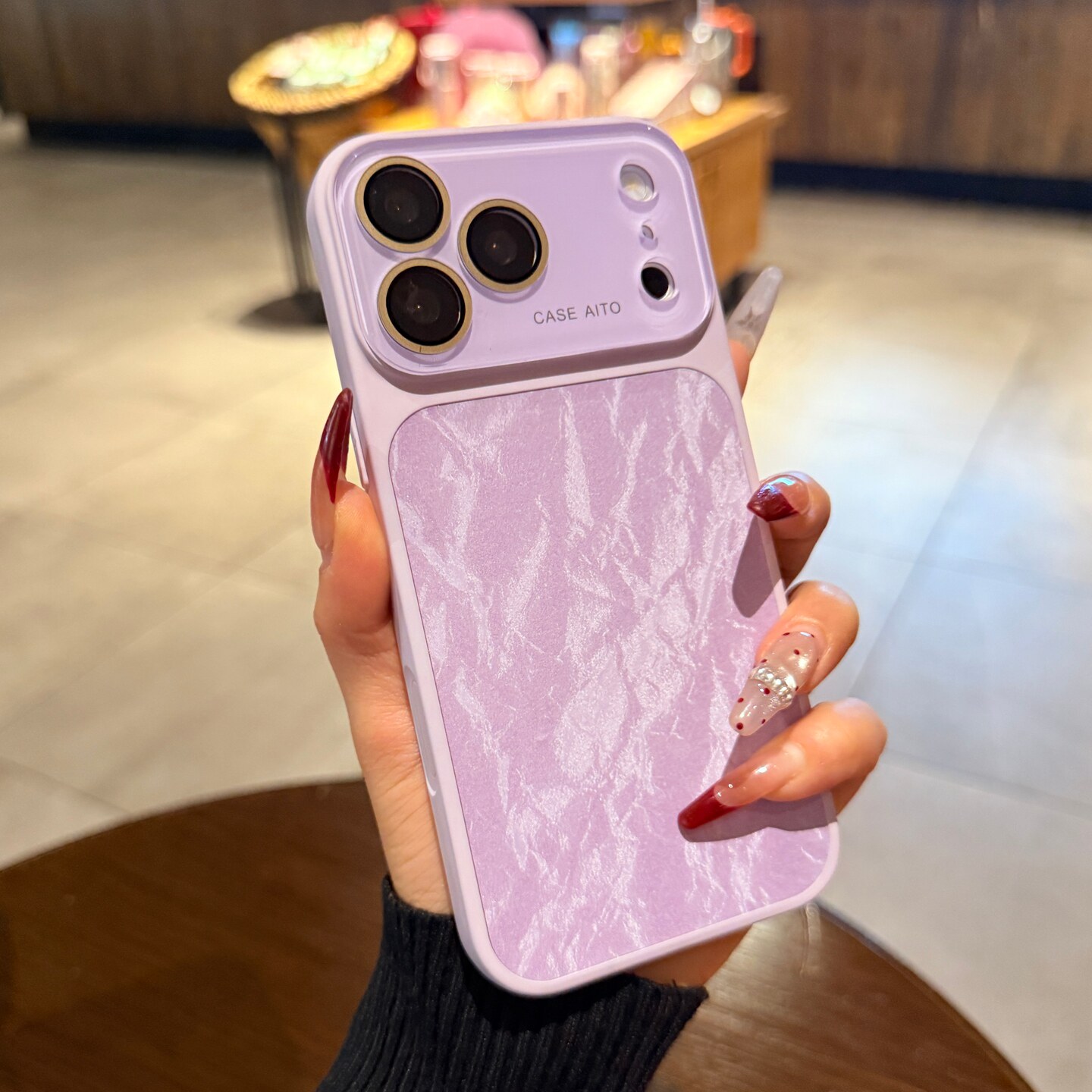 雪山纹绒布素皮适用iphone17手机壳17promax苹果16pro秒变大视窗15新款香芋紫14PM全包镜头膜保护套高级男女