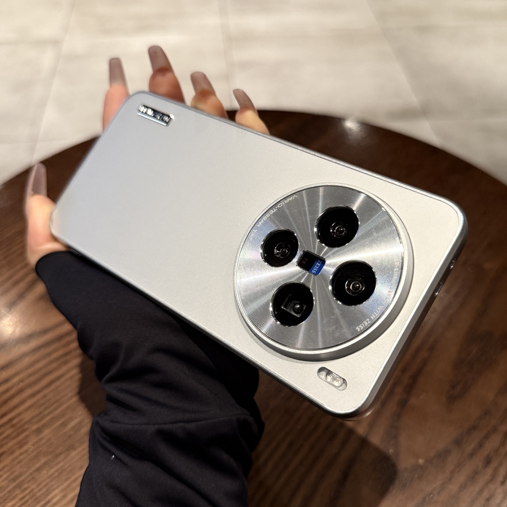 适用vivox200手机壳x100新款Ultra全包金属镜头x200pro Mini高级感电镀磨砂银x80/X90 pro+简约X100S防摔套男