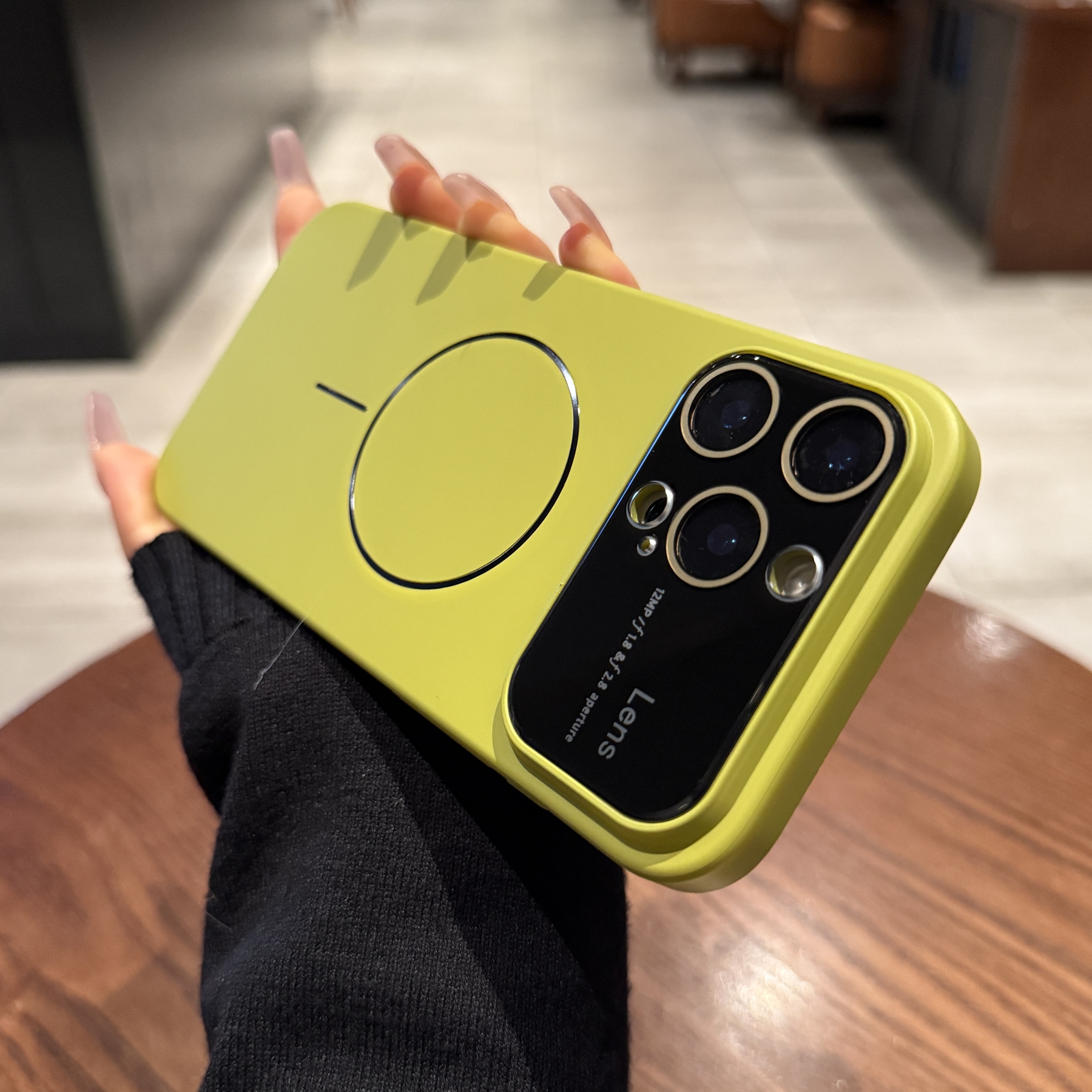 细圈磁吸充电适用iphone16promax手机壳苹果15pro新款大视窗镜头膜plus磨砂13pro杨柳绿14全包防摔12保护套11