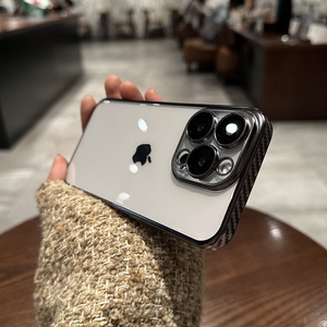 适用iphone15pro手机壳苹果15新款电镀透明14proMax超薄12亚克力13por简约高级感11pm带镜头膜plus保护套男女