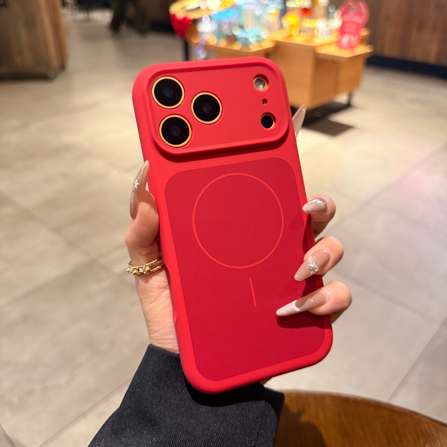 【真液态硅胶】本命年红色适用iphone17promax手机壳苹果17pro新款细圈Magsafe磁吸17PM高级感新年保护套情侣