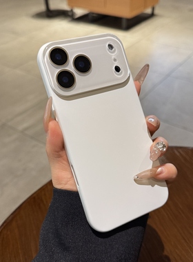 全包带镜头膜适用iphone17promax手机壳苹果17pro新款17AIr肤感13磨砂16pro简约14plus纯白色15情侣12保护套