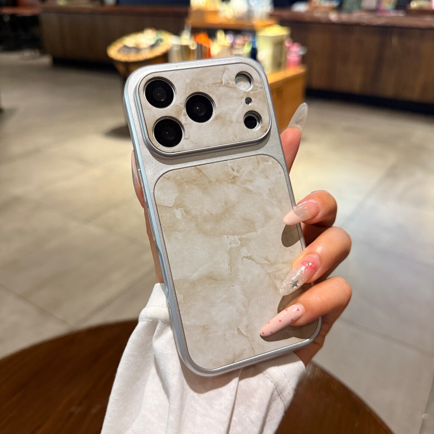 适用苹果17pro手机壳iphone16promax新款白色大理石纹15秒变17大视窗14简约高级PM情侣防摔女13保护套巨好看