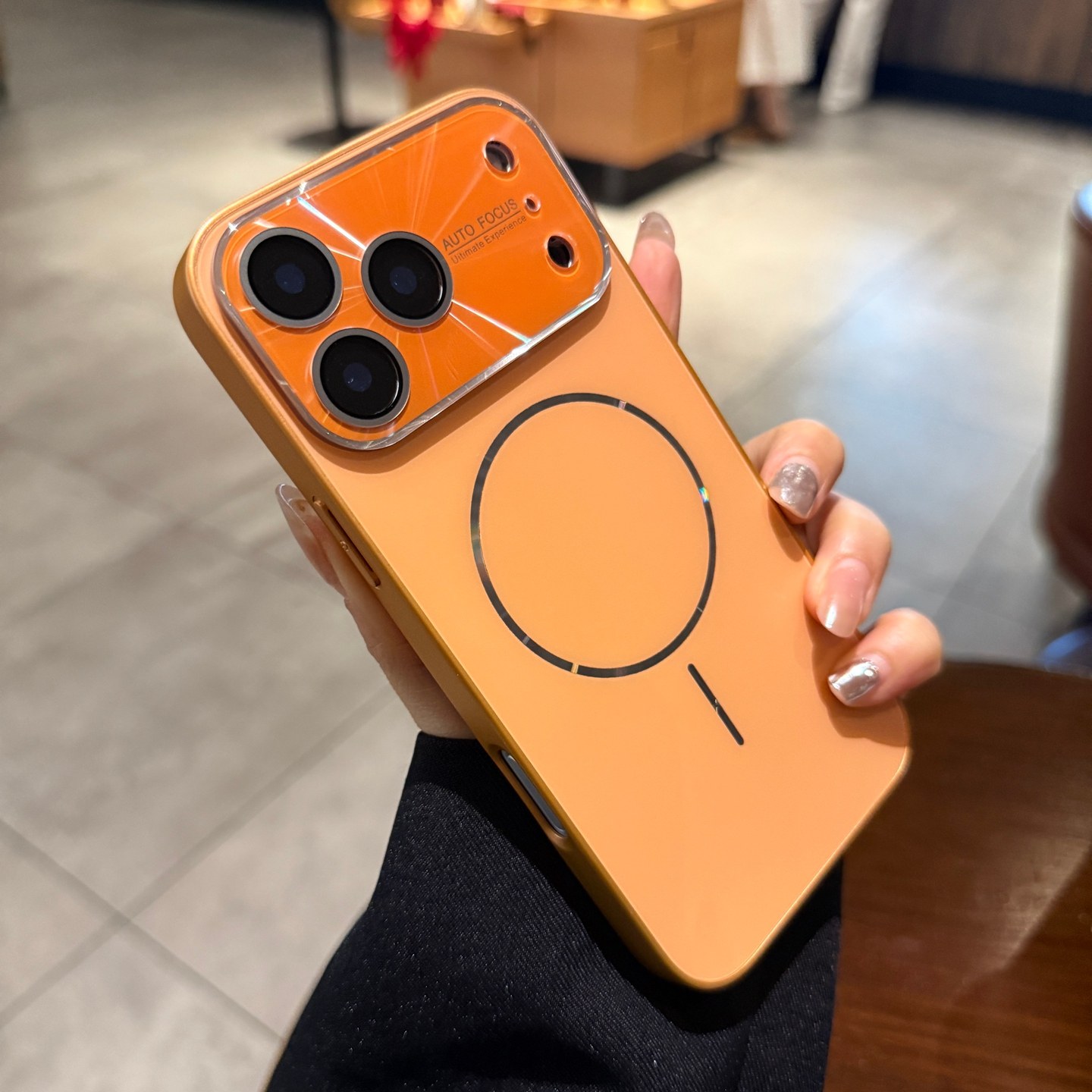 新款极光大视窗适用苹果17promax手机壳磁吸iphone16pro星宇橙色15超火14情侣ip高级air全包镜头膜13保护套女