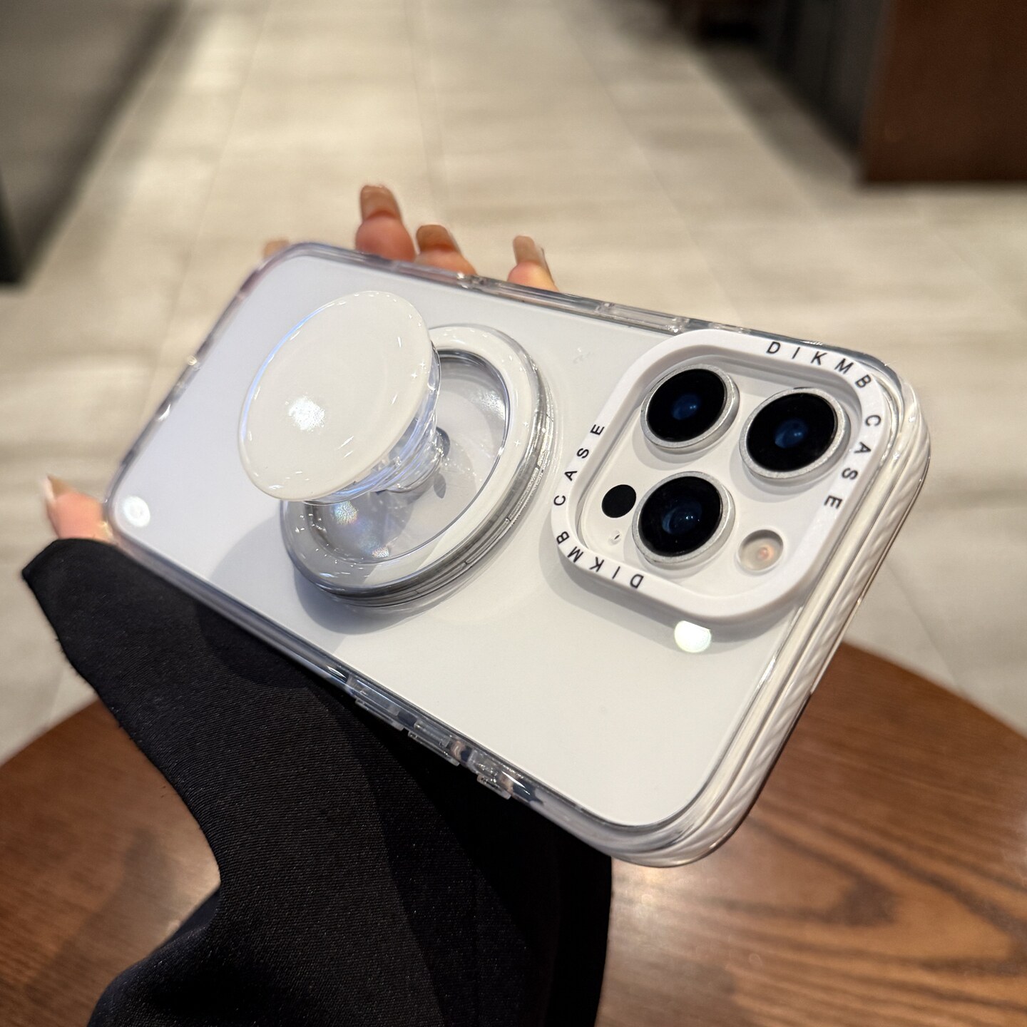 强力磁吸气囊伸缩支架适用iphone17手机壳苹果16promax新款透明Magsafe简约15高级气质白14pro硅胶软边保护套